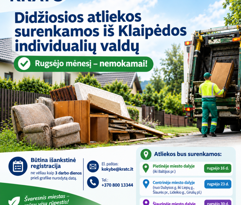 Klaipėdos individualių valdų savininkų dėmesiui!