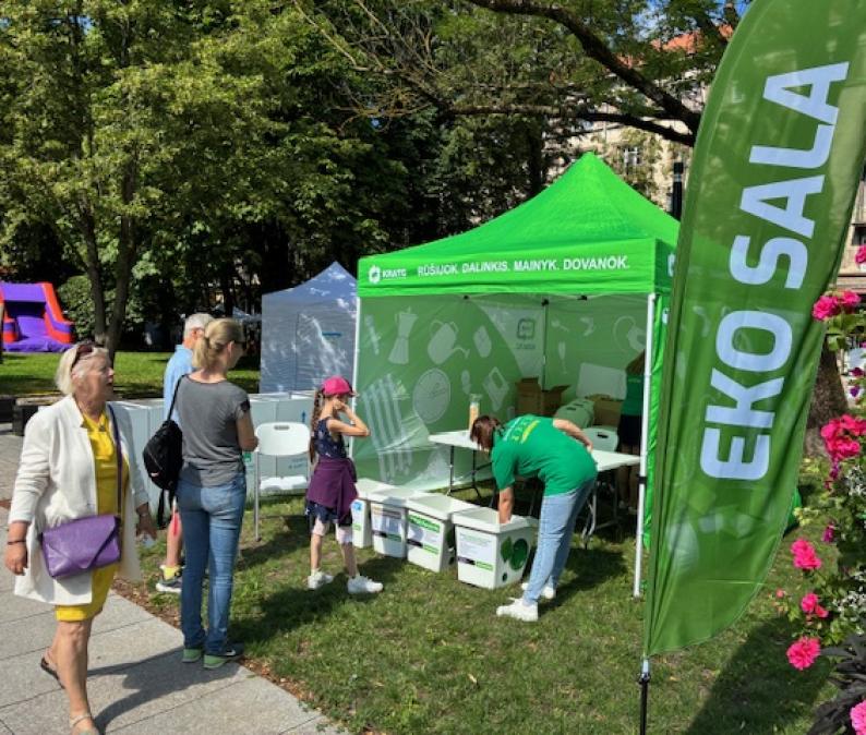 „EKO salos“ Jūros šventės renginių vandenyne: diskusijų ir dovanų oazė