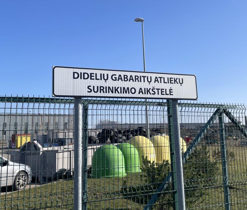 Skuodo rajone planuojama įrengti naują didelių gabaritų atliekų surinkimo aikštelę