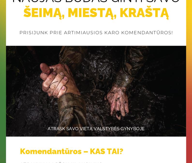 Naujas būdas ginti savo šeimą, miestą, kraštą
