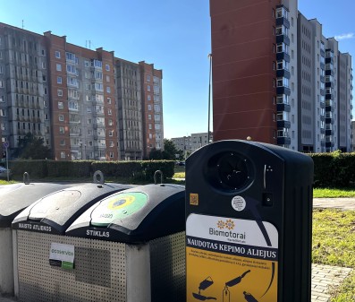 Mėnuo su naujove: naudoto aliejaus rūšiavimas Klaipėdoje įgauna pagreitį