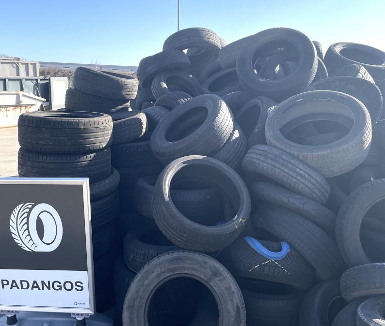 Kur dėti naudotas padangas?