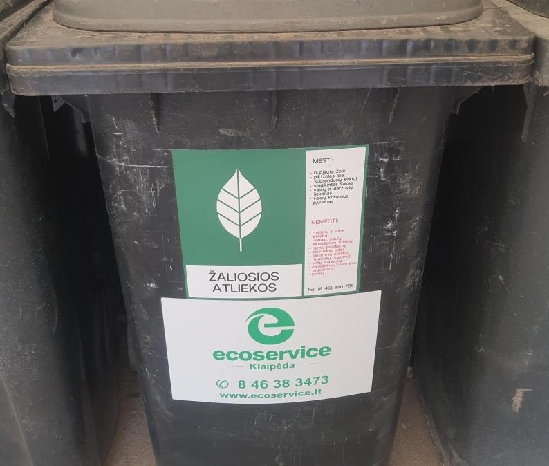 Nuo balandžio 1 d. Klaipėdoje keičiami žaliųjų atliekų surinkimo grafikai